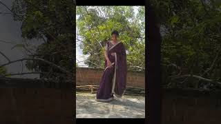 Mesho saree wearing 🔥🔥trending glamwithshamaviralshortsshortfeed radhikatutorials [upl. by Manny358]