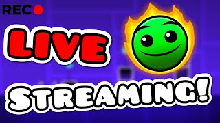 🔴 LIVE  Geometry Dash  100 levels 😎 [upl. by Rodd]