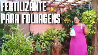 FERTILIZANTE PARA FOLHAGENS PLANTAS LINDAS E COM CORES VIBRANTES  TONIFICADOR DE PLANTAS  FOLIAR [upl. by Hyatt]