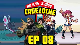 Third Cagematch  HGSS 3way Cagelocke  Ep 08 [upl. by Notgnilliw67]