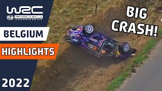 Day 2 Morning Highlights  WRC Ypres Rally Belgium 2022 [upl. by Harriman]