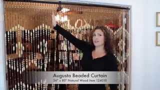 ShopWildThings  How to Hang Wood Beaded Curtains Next To Each Other [upl. by Ary503]