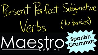 How to form the PRESENT PERFECT SUBJUNCTIVE in Spanish [upl. by Hanover769]