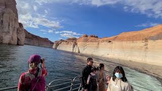 Lake Powell ArizonaUtah Navajo Boat tour review [upl. by Schulman]