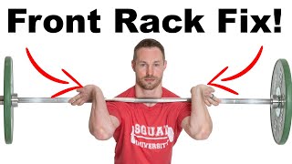 How to Front Squat WITHOUT Wrist Pain [upl. by Rufina]