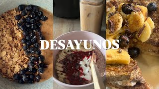 6 desayunos saludables y rápidos [upl. by Sandeep]