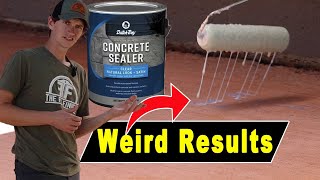 Should You Use Concrete Sealer Dutch Boy Review [upl. by Llenal91]