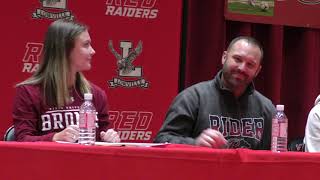 Lowvilles Hannah Freeman Signs Letter of Intent to Play Division 1 Soccer at Rider University [upl. by Kate]