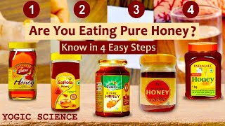 Fake Honey vs Real Honey  Easy Quality Check at Home  Isha Life Honey  A Taste of Well Being [upl. by Notsew]