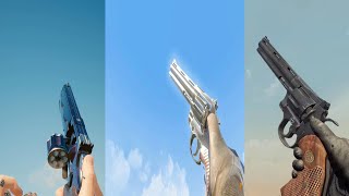 Magnum Revolver Reload Animations In 30 Different Games [upl. by Sedinoel153]