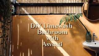 Can Asvesti limewash paint be used for bathroom DIY [upl. by Bullard]