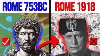 ROME History in 5 Minutes  Brief History of Rome from 753 BC to Nowadays [upl. by Eisyak]