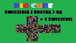 Kostka Rubika 7x7x7  Ćwiczenia ułożeń  2 ćwiczenie [upl. by Travis]