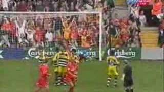 Dietmar Hamann  Perfect Free kick [upl. by Ahcsropal]