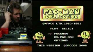 Crow Plays PacMan Collection ColecoVision [upl. by Nyraa532]