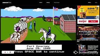 The Oregon Trail Play through Part 1 [upl. by Normandy]