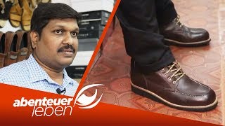 Maßgeschneiderte Schuhe für 50€ Indischer Schuhmacher im Test  Abenteuer Leben  kabel eins [upl. by Melodie]