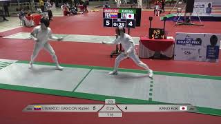 2024 113 T16 06 M E Individual Cali COL GP GREEN LIMARDO GASCON VEN vs KANO JPN [upl. by Kreg]