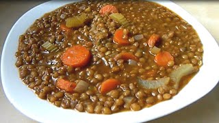 Lentilles à la marocaine avec Instant Pot  en moins de 5 minutes  Végétarien [upl. by Aihsatal]