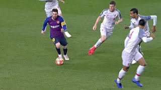 Lionel Messi vs Liverpool Home UCL 201819  English Commentary  HD 1080i [upl. by Enelez269]