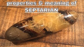 Septarian Meaning Benefits and Spiritual Properties [upl. by Ellehcrad92]