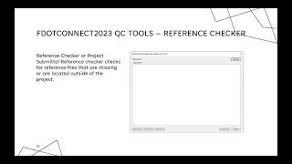 FDOTConnect2023 CADD Compliance Delivery Checklist Tools [upl. by Strade]