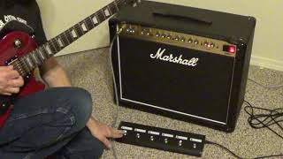 Marshall PEDL91016 Footswitch Demo for DSL40CR and DLS100HR [upl. by Komsa]