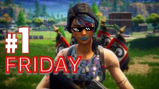 Fortnite montage  “FRIDAY” 916frosty [upl. by Esilanna]