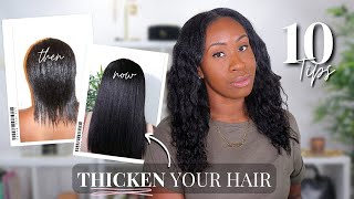 Tips I Swear By For THICKER Healthier Relaxed Hair  Relaxed Hair [upl. by Ani587]