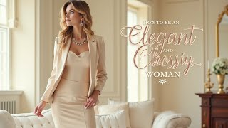 How to Be an Elegant and Classy Woman [upl. by Danelle]