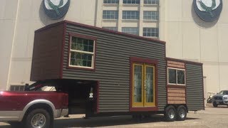 24 quotWhittle Wagonquot Tiny House on Gooseneck Trailer [upl. by Nhepets]