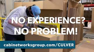 Cabinetworks Group team in Culver Indiana Start a career building cabinets [upl. by Noelyn]