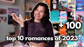 top ten BEST romances i read in 2023  mm mf amp ff [upl. by Nomyar]