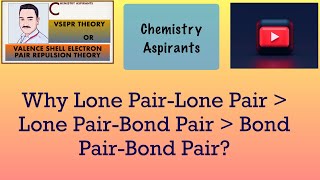 Repulsive Interaction Between Lone Pair amp Bond Pair During Molecular GeometryChemistryAspirants [upl. by Gosselin]