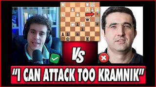 Daniel Naroditsky DESTROYS Vladimir Kramnik w Aggressive A Pawn [upl. by Harifaz]