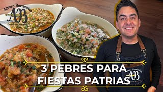 3 PEBRES PARA FIESTAS PATRIAS ASÍ SE HACEN LOS MÁS RICOS PEBRES EN CHILE ALVARO BARRIENTOS [upl. by Nylaroc]