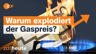 So kommt der Gaspreis zustande  ZDFheute ERKLÄRT [upl. by Kobylak565]