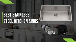 Stainless steel kitchen sink matt finish  Installation video [upl. by Charlie659]