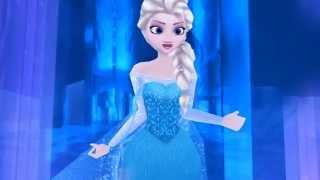 MMD Disneys Frozen quotLet It Goquot Idina Menzel Royal Version Animation [upl. by Lancey]