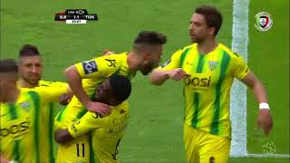 Goal  Golo Miguel Cardoso Benfica 11 Tondela Liga 1718 32 [upl. by Forster]