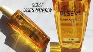 Loreal Extraordinary Hair serum REVIEW [upl. by Fonville]