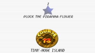 SuperMario64Nivel 13 Tiny Huge Island1 Pluck the piranha flower [upl. by Gale422]