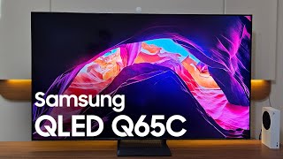 Samsung QLED Q65C Melhor que a Q60C ReviewAnálise da Smart TV [upl. by Aropizt]