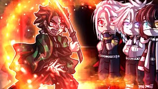 Past Hahiras React To Tanjiro Kamado  Gacha React [upl. by Korella866]