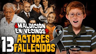 VECINOS 2024 13 ACTORES QUE YA FALLECIERON  OCTAVIO OCAÑA SE FUE A LOS 22 AÑOS 😭 [upl. by Danie382]