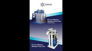 Dryice Pelletizer machine from Freeztech innovations 100150200kg per hour [upl. by Sheeree]