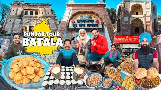 Punjab Tour Ep7  Punjab Breakfast Food  Batala Punjab  Punjabi Street Food [upl. by Schrader945]