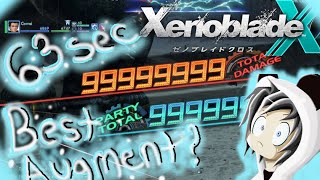 Xenoblade Chronicles X  Best Weapon Augment Test Ether Longsword  Panda Frost [upl. by Battista]