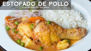 COMO PREPARAR ESTOFADO DE POLLO FÁCIL Y RÁPIDO  COMIDA PERUANA  ACOMERPE [upl. by Otis]