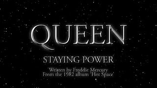 Queen  Staying Power Official Lyric Video [upl. by Belita]